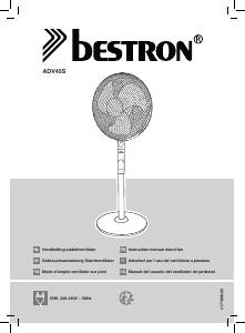 Manual de uso Bestron ADV45S Ventilador