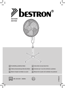 Manual Bestron ASV45W Fan