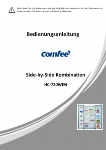 Bedienungsanleitung Comfee HC-720WEN Kühl-gefrierkombination