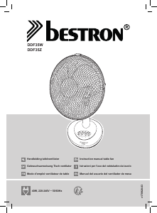 Mode d’emploi Bestron DDF35W Ventilateur