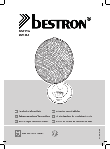 Manual de uso Bestron DDF35Z Ventilador