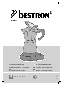 Manual de uso Bestron AES480 Máquina de café espresso