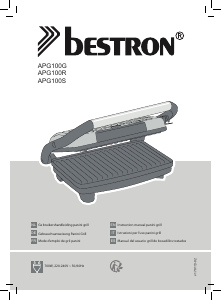 Mode d’emploi Bestron APG100R Grill