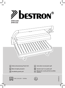 Manual Bestron APM123Z Contact Grill