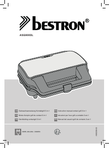 Bedienungsanleitung Bestron ASG90XXL Kontaktgrill