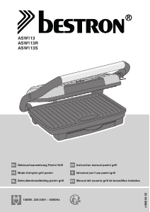 Manual de uso Bestron ASW113 Grill de contacto