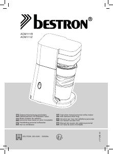 Manual de uso Bestron ACM111Z Máquina de café