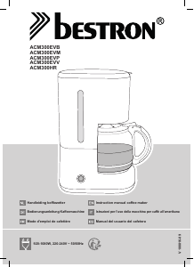 Manual de uso Bestron ACM300HR Máquina de café
