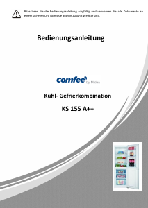 Bedienungsanleitung Comfee KS 155 Kühl-gefrierkombination