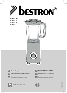 Manual Bestron AB511G Blender