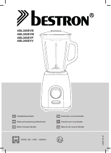 Mode d’emploi Bestron ABL300EVB Blender