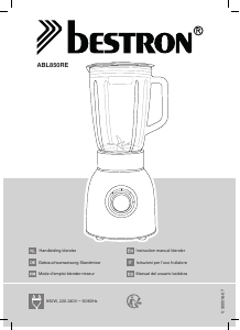 Manual Bestron ABL850RE Blender