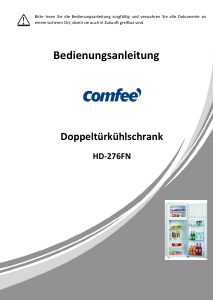Bedienungsanleitung Comfee HD-276FN Kühlschrank