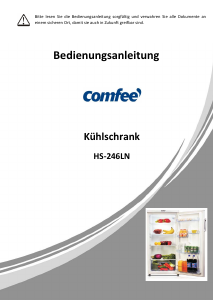 Bedienungsanleitung Comfee HS-246LN Kühlschrank