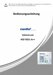 Bedienungsanleitung Comfee KGF 8551 Kühlschrank