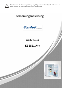 Bedienungsanleitung Comfee KS 8551 Kühlschrank