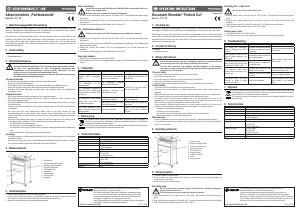 Bedienungsanleitung Conrad Partikelschnitt Aktenvernichter