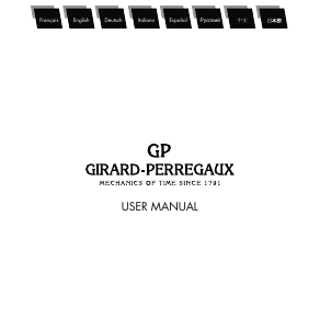 Manual de uso Girard-Perregaux 49523D11A171-11A 1966 Reloj de pulsera