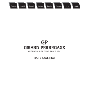 Bedienungsanleitung Girard-Perregaux 49557-11-132-11A 1966 Armbanduhr