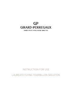 Handleiding Girard-Perregaux 99110-52-000-52A Laureato Horloge
