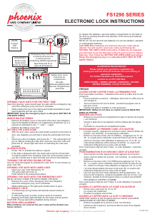 Manual Phoenix FS1291E Safe