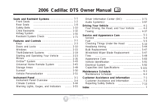 Manual Cadillac DTS Sedan (2006)