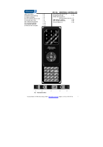 Manuale Vivanco UR 4 SL Telecomando