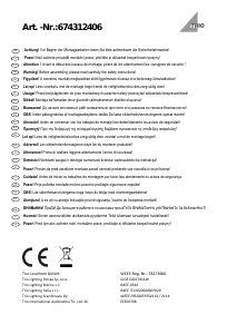 Manuale Trio 674312406 Corland Lampada