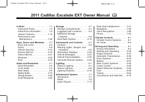 Manual Cadillac Escalade EXT (2011)