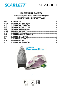 Priročnik Scarlett SC-SI30K01 Likalnik