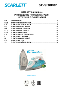 Priročnik Scarlett SC-SI30K02 Likalnik