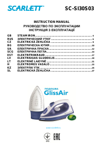 Manual Scarlett SC-SI30S03 Iron