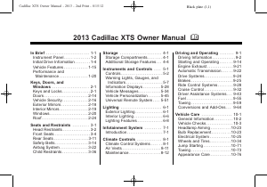 Manual Cadillac XTS Sedan (2013)