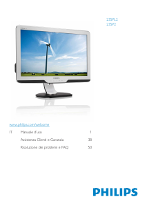 Manuale Philips 235P2ES Monitor LCD