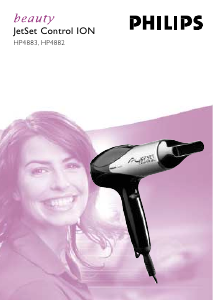 Manual de uso Philips HP4883 Secador de pelo