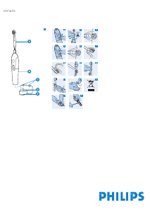 Manual Philips HX1610 Electric Toothbrush