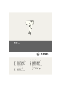 Mode d’emploi Bosch PHD1150 Beautixx Sèche-cheveux