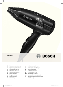Manuale Bosch PHD2511 StarShine Asciugacapelli
