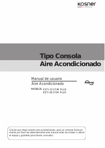 Manual de uso Kosner KSTI-12 CF/M Plus Aire acondicionado
