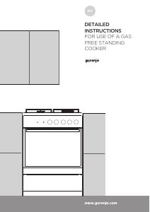 Handleiding Gorenje GI612E17WKA Fornuis