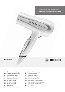 Manuale Bosch PHD5987 KeratinAdvance Asciugacapelli