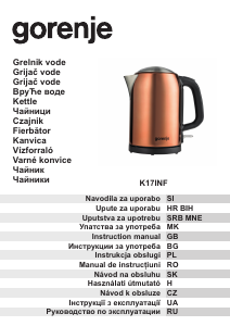 Manual Gorenje K17INF Kettle