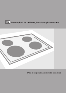 Manual Gorenje ECT620X Plită