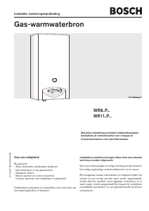 Handleiding Bosch Kelvin WR11 Geiser