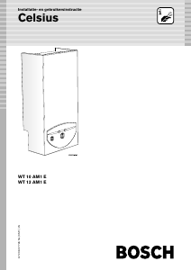 Handleiding Bosch Celcius WT 13 AM1 E Geiser