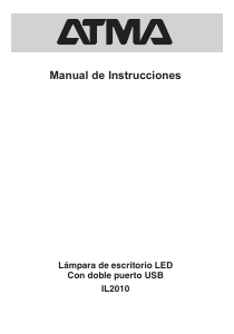 Manual de uso Atma IL2010 Lámpara