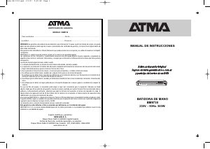 Manual de uso Atma BM8730 Batidora de varillas