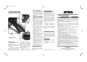 Manual de uso Atma SP 822 Secador de pelo