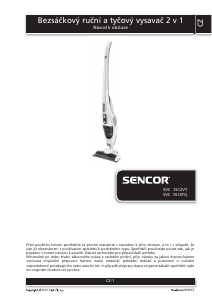 Manuál Sencor SVC 7614TQ Vysavač