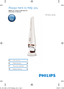 Kullanım kılavuzu Philips SC5370 VisaPure Advanced Yüz temizleme fırçası